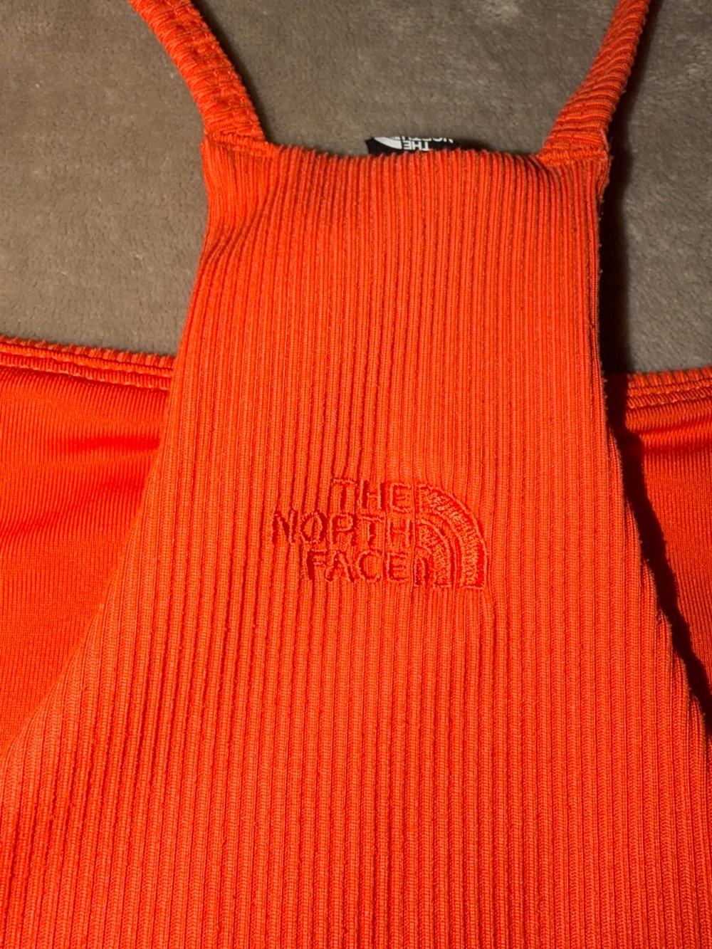 The North Face Ribbed Bright Orange Cami
